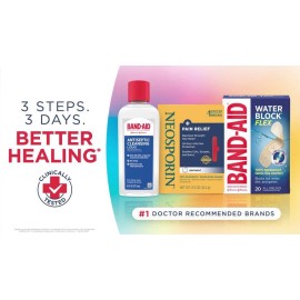 Band-Aid Brand Adhesive Bandage for Sensitive Skin, Extra Large, 7 ct