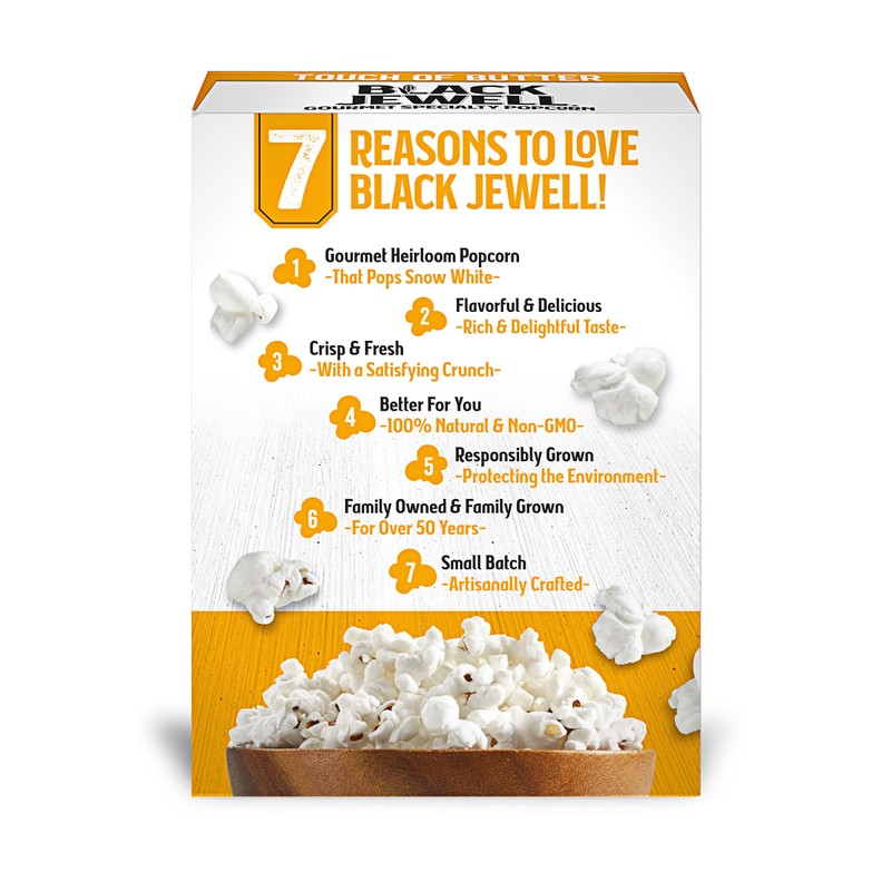 Black Jewell Specialty Microwave Popcorn, Touch of Butter, 10.5oz (10.5