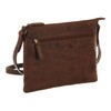 Greenland Nature Monte RFID Leather Shoulder Bag 28 cm, brown