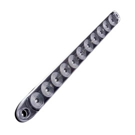 cciyu 1x 15 Inch 11 Led Trailer Tail Light Bar Led Stop Turn Tail Light Bar Clear Len Red Light Truck Trailer Identification Light Bar Red Led Strip Light Third Brake Light Bar