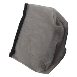 WOHPNLE Mesh Bags Drawstring, Nylon Mesh Bags Lightweight Mesh Storage Bags Stuff Sack Small Gym Bag Net Bag Versatile Ball Bags Mesh(XXL Black)