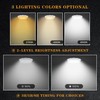 MEIHONG Solar Ceiling Light, Porch Ceiling Light with Remote, Dimmable