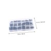 iplusmile 125pcs Rubber Seal Gasket Kit with Box Heat-Resistant Elastic