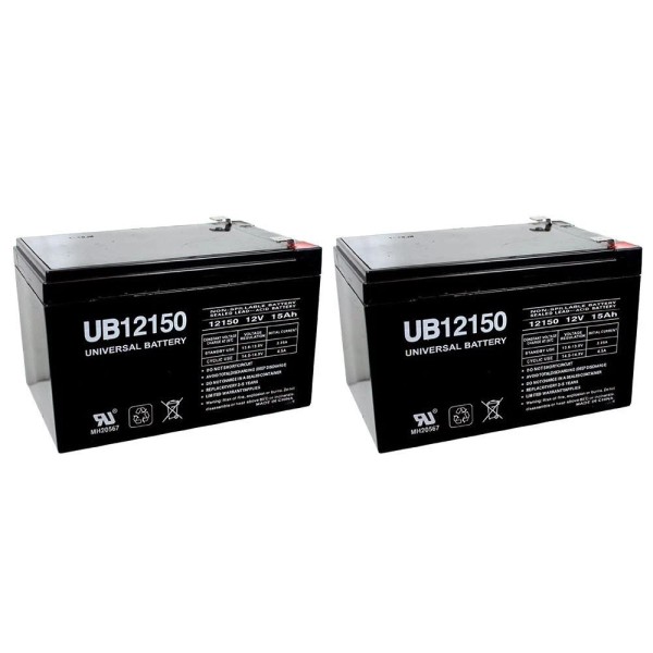 UPG 12V 15Ah Replacement Battery for Evo 500w Electric Scooter