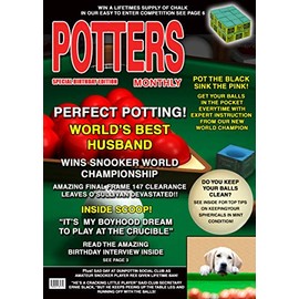 Snooker Husband Birthday Card Magazine Spoof