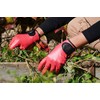 ROSTAING F-IT08 Gardening Gloves Wrist Protection Long Length Nitrile Pink