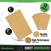 Pack of 10 Sand Paper Sheets - Mixed Grits, 3x