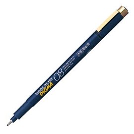 Sakura Crepas Water Based Markers, Pigma, 0.8mm, Black, ESDK08#49, Set of 2