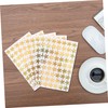 Operitacx 5 Sheet Foil Star Stickers for Reward Chart Incentives