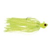 No Alibi Alien Jig Inshore Series, Glow Chartreuse Skirt, 3/8