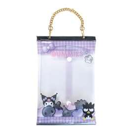 Tees Factory Sanrio SR-5544269PB Package Style Outing Pouch, Purple Black