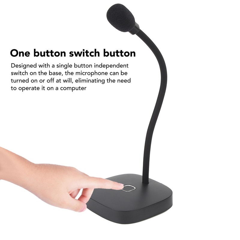 USB Computer Microphone PC Microphone Desktop Omnidirectional Condenser PC Laptop