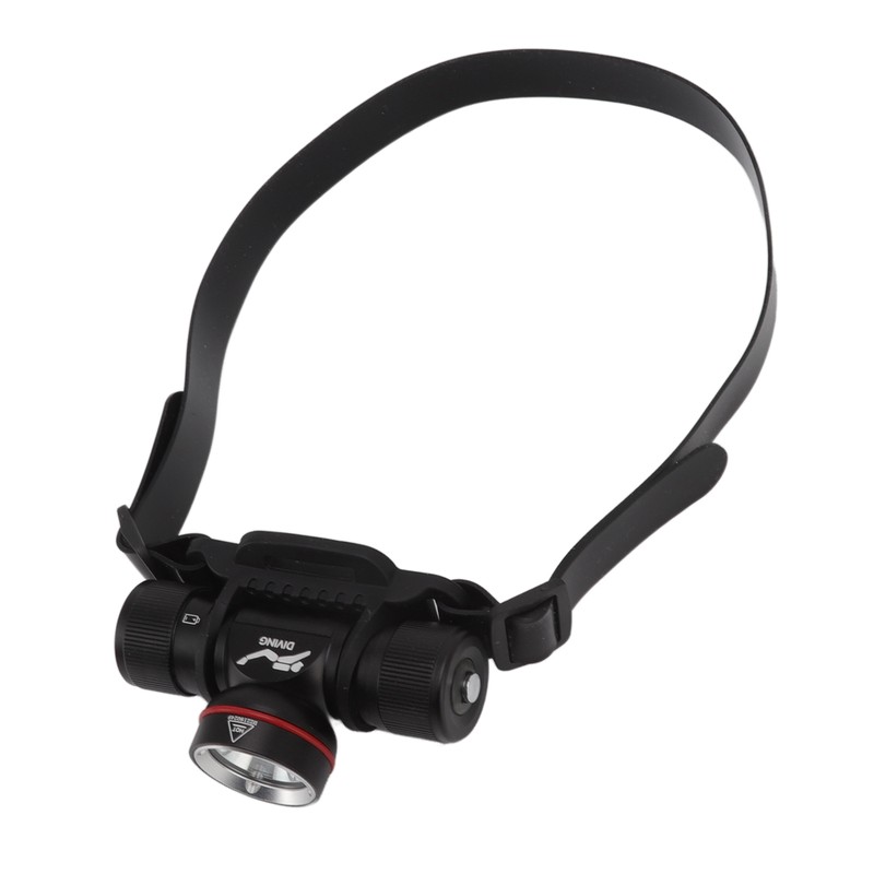 Diving Headlamp 1500LM Yellow Light LED Diving Head Lamp IPX8