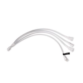 Alphacool 18729 Y-Splitter 4-Pin to 4x 4-Pin PWM 30 cm White Cable Modding