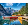 Springbok 1000 Piece Jigsaw Puzzle Calm Canoes - Made in
