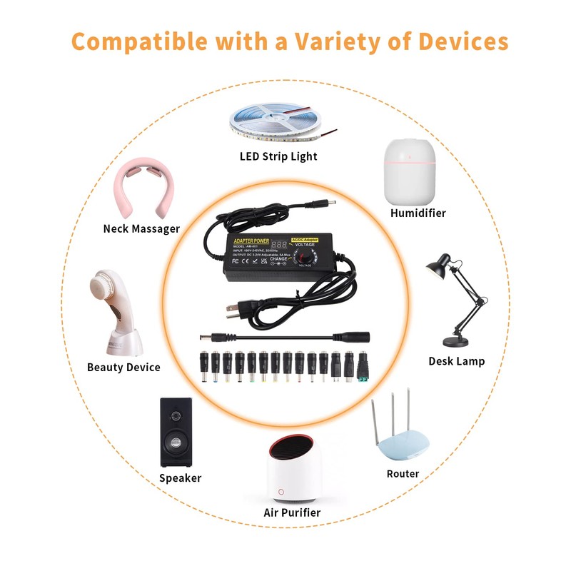 3V~24V 120W 5A Adjustable DC Power Supply AOYADAISU Universal Power