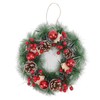Christmas Wreath Hand Made Simulation Pine Cone Wreath Christmas Gift