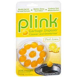 Plink Garbage Disposal Cleaner & Deodorizer, Fresh Lemon 0.08 oz(Pack of 3)