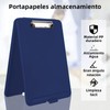 LEIDSANY Tabla portapapeles, portapapeles con almacenamiento, almacenamiento para 100 hojas