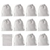 PATIKIL 6"x5" Coin Sacks Bag, 12 Pack Bank Coin Deposit