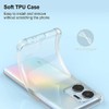 jonlineuk Honor X7a Case Shock-Absorbent Transparent Slim Clear Gel Bumper