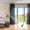 AMONENZ Pack of 2 Curtain Tiebacks Hooks, Tiebacks for Curtains,