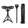 VIVETERA Folding Cane with Seat Lightweight 3.5lbs Aluminum Alloy&PP, Triple