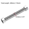 sourcing map Corrugated Pipe Stainless Steel Water Pipe G3/4 Internal