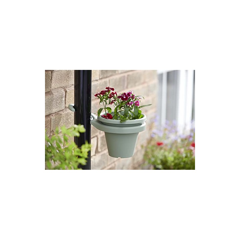 Clever Pots Drain Pipe Pot Holder, Sage