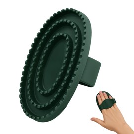 Curry Comb, Horse Grooming Brushes, Horse Brushes, Magic Brush Horses, Horses Brush for Grooming, Large Spraying Scrubbing Massaging Combs(Green Color)