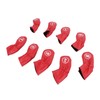 9Pcs Golf Iron Head Covers PU Waterproof Golf Club Headcovers