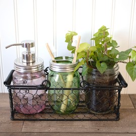 Mason Jar Soap Pump Kit Mirror/Chrome Finish Rust-Proof Stainless Steel Adapter Lid (Regular Mouth, #2)