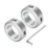 QUARKZMAN Split Wave Collar Set for 16 mm Shaft, 2