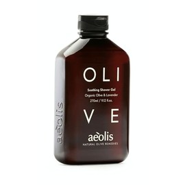 AEOLIS Hydrating Care Shower Gel with Organic Olive and Lavender, All-Natural Olive Oil Extract from Greece, Cleanses and Soothes, for Men and Women, 270 mL (9.12 Fl Oz)