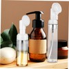 FOMIYES 4sets Foaming Face Wash Pump Bottle 60ml/100ml Travel Size