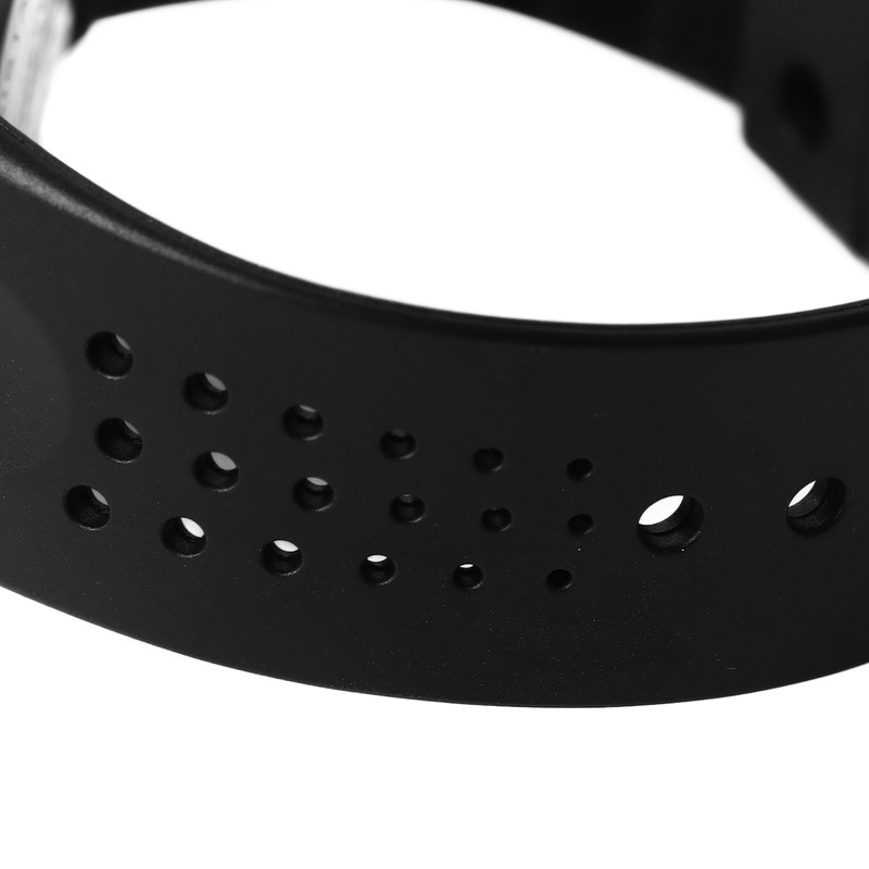 LED Digital Watch Waterproof Clear Display Breathable Strap Electronic Watch