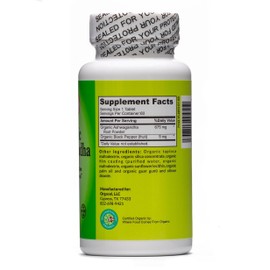 Orgacel Organic Ashwagandha, 675 Mg, 60 Tablets, Stress Relief, Positive Mood