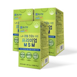 Chong Kun Dang Premium MSM 120 tablets 3 MSM dietary sulfur / 종근당 프리미엄 엠에스엠 120정 3개 MSM 식이유황