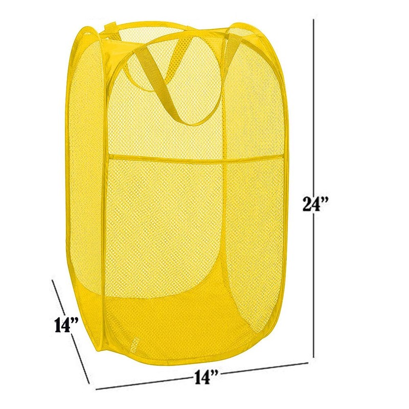 Bud - Cesta plegable de malla para ropa de colada