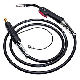 Eastwood Mig250 Mig Welding Gun Torch Lead Binzel Style with A Nozzle & Contact Tip and Liner