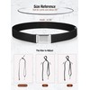 3 Pieces Kids Toddler Elastic Magnetic Belt Adjustable Buckle Stretch