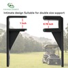 HANGKUNNEE Golf Cart Armrest with Cup Holder for Club Car