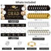 53 Pcs Graduation Decorations 2024 Congrats Grad Backdrop Banner Graduation