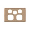 4C | Classic Double Power Point with Extra Switch Polycarbonate