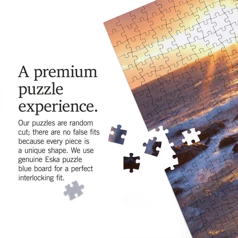 Lantern Press 1000 Piece Jigsaw Puzzle, Ireland, Sunset at Giant's