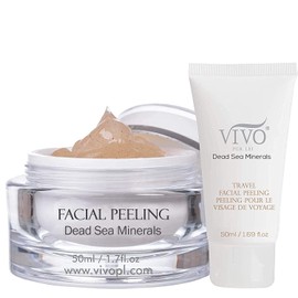 Anti Aging Serum with Exfoliating Peeling gel - Scrub with Dead Sea Minerals