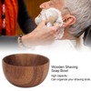 Wooden Shaving Soap Bowl Portable Foaming Large Capacity Wood Shave