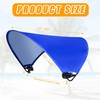 Atvkov Beach Chair Canopy Foldable Chair Umbrella Sun Shade Attachment