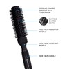 Gamma+ Professionelle Thermo-Haarbürste aus Turmalin-Keramik, rutschfester Griff, leicht, Durchmesser (33