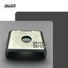 Dalsys Pack of 100 Silver Mounting Rail Brackets 38-40 Galvanised
